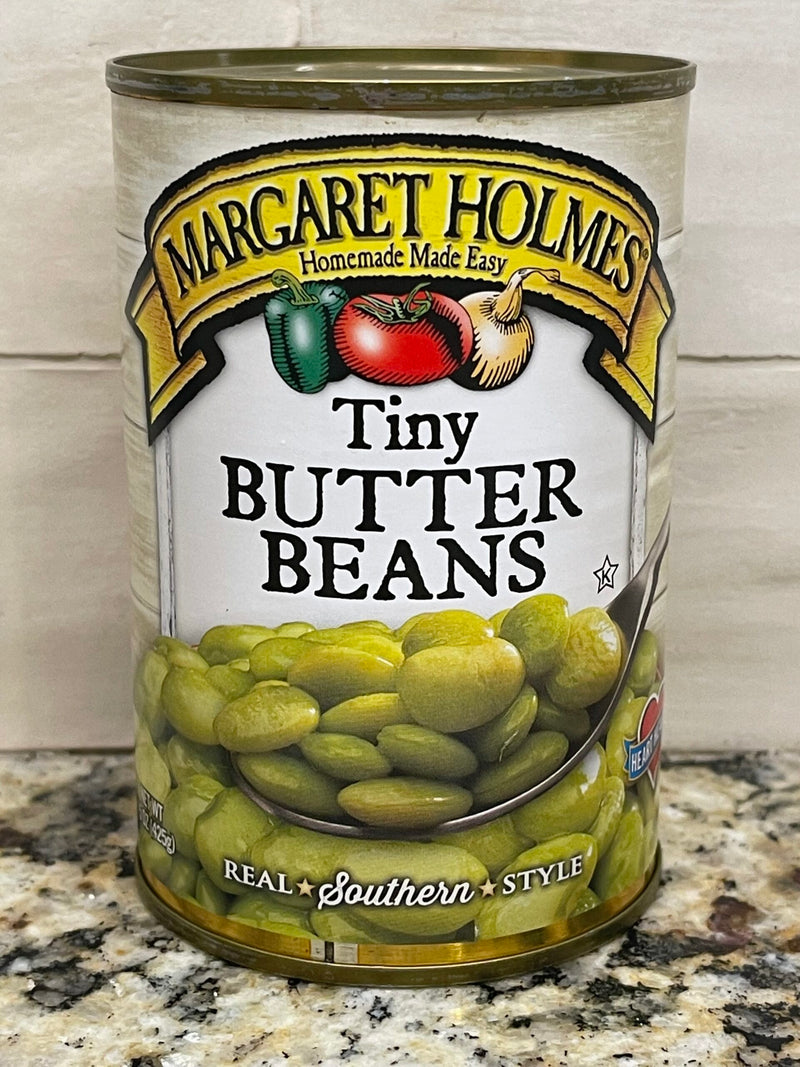 6 CANS Margaret Holmes Southern Style Tiny Butter Beans 15 oz Can Lima