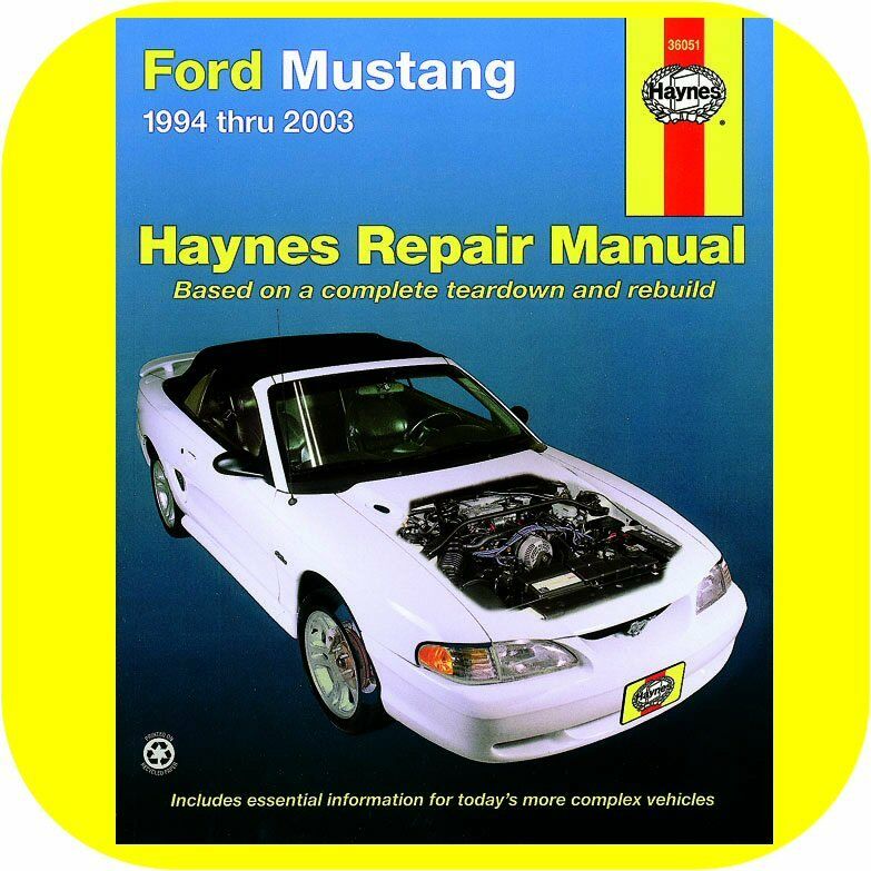 Repair Manual Book Ford Mustang LX GT 5.0 Owner New