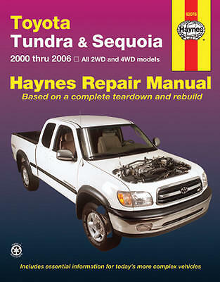 Repair Manual Book Toyota Hilux Pickup Truck Sequoia