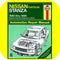 Repair Manual Book for Nissan Stanza 82-90 XE Deluxe Owners