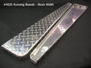 Running boards (pair) - checkerplate