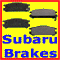 Rear Disc Brake Pads for Subaru Impreza Legacy Loyale SVX