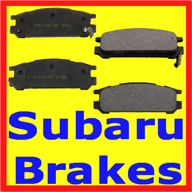 Rear Disc Brake Pads for Subaru Impreza Legacy Loyale SVX