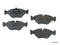 Front Disc Brake Pads for Saab 9000 B234 B202 B308