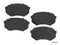 Front Disc Brake Pads for Toyota Pickup Truck Tacoma 88-04