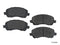 Front Brake Pads Mitsubishi Eclipse Galant Outlander