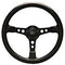 Grant Formula GT 15" Black 3 Spoke Steering Wheel