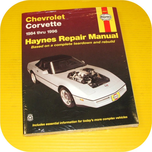 Repair Manual Book Chevy Corvette 84-96 L98 LT1 C4 Shop