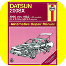 Repair Manual Book for Nissan Datsun 200sx 80-83 Z20E 200