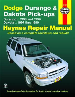 Repair Manual Book Dodge Durango & Dakota Pickup Truck