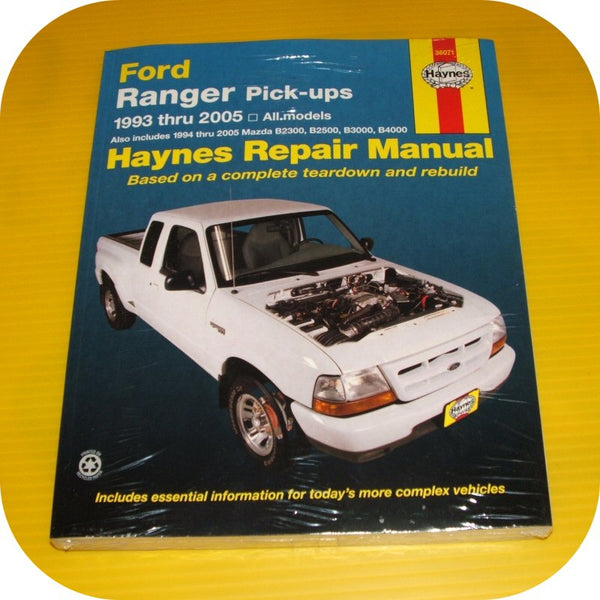 Repair Manual Book Ford Ranger Pickup Truck 93-05 NEW