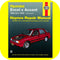 Repair Manual Book for Hyundai Excel & Accent 86-98 Owners