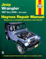 Repair Shop Manual Book Jeep Wrangler YJ 87-00 Soft Top