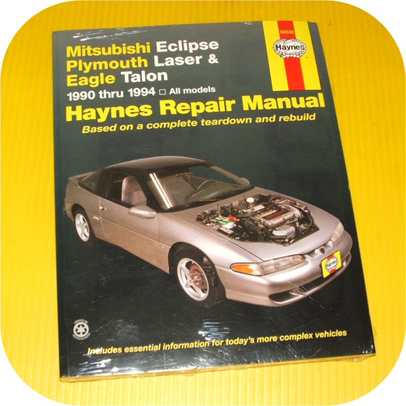 Repair Manual Book Mitsubishi Eclipse Eagle Talon Laser