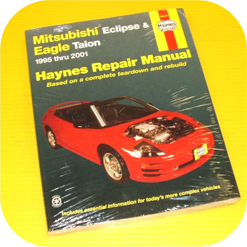 Repair Manual Book Mitsubishi Eclipse Eagle Talon 95-01