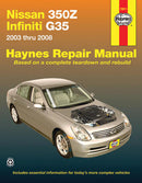 Repair Manual Book for Nissan 350Z Infiniti G35 03-08 NEW