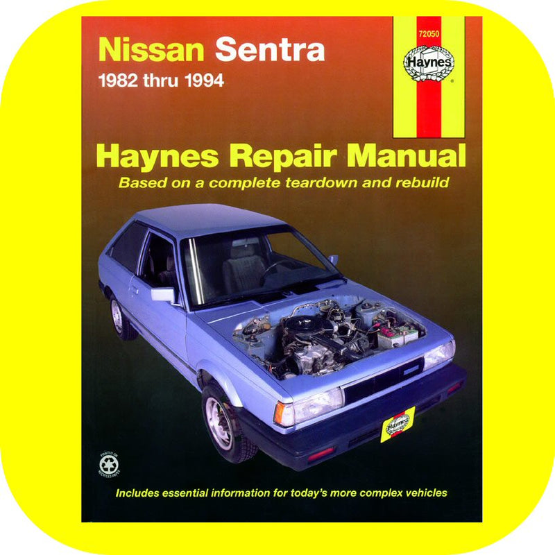 Repair Manual Book for Nissan Sentra 82-94 Owners Shop GA16