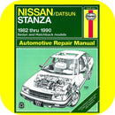 Repair Manual Book for Nissan Stanza 82-90 XE Deluxe Owners