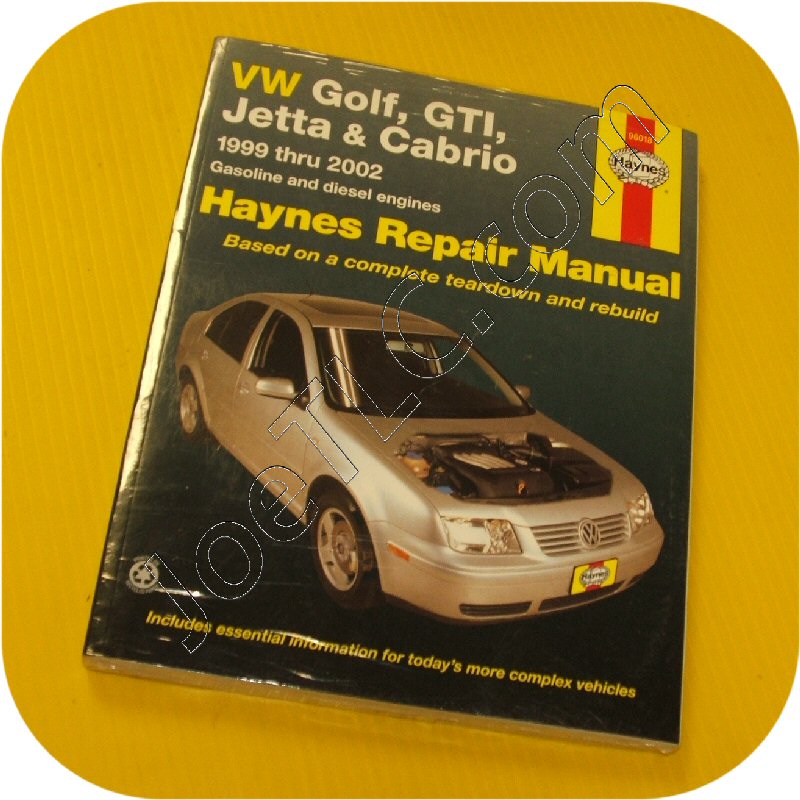 Repair Manual Book Volkswagen Golf GTi Jetta Owners