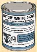 Half Pint of Factory Manifold Gray POR15