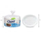 Chinet Classic White 12-5/8 x 10" Oval Platters 100 count Biodegradable Microwavable