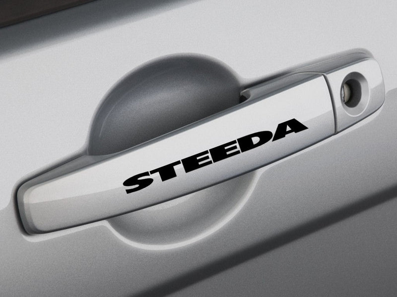 STEEDA Door Handle Logo Sticker Emblem Ford Focus Mustang F150 Pickup Truck SVT