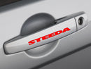 STEEDA Door Handle Logo Sticker Emblem Ford Focus Mustang F150 Pickup Truck SVT