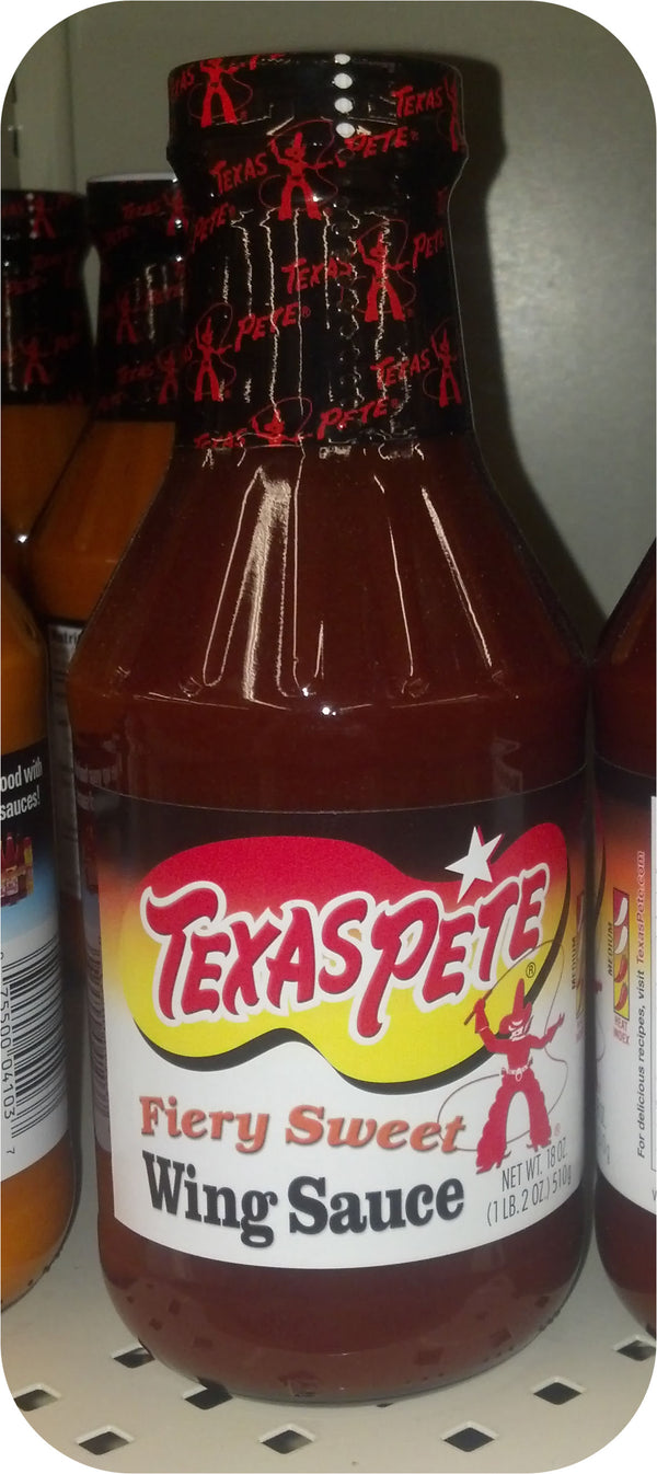 Texas Pete Fiery Sweet Buffalo Wing Sauce Dip Chicken Ribs Dip