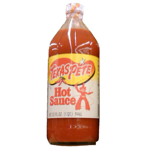 Texas Pete Hot Sauce 1 Quart Pepper Wing Dip Bottle