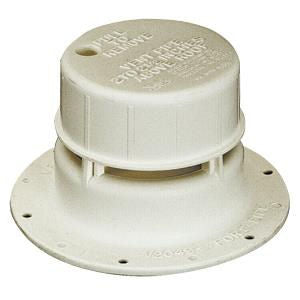 White Sewer Vent For 1-1/2 Inch Pipe Removable Cap RV Camper Travel Trailer