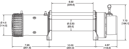 Warn 9.5xp SELF-RECOVERY WINCH