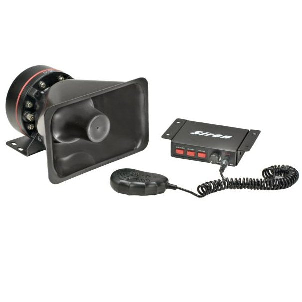 Fire Truck Police Cop Siren Mic PA Alarm Horn System